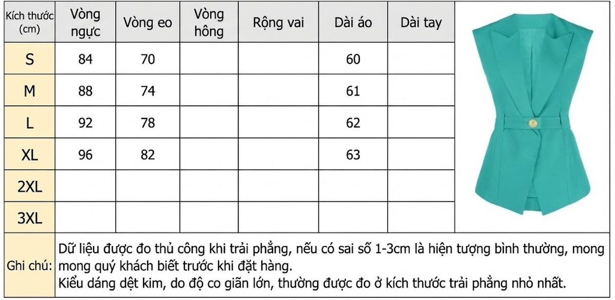 Áo Gile Blazer Nữ Không Tay Dáng Ôm Có Thắt Lưng Phong Cách Công Sở Màu Xanh, Nâu, Đen chi tiết 1