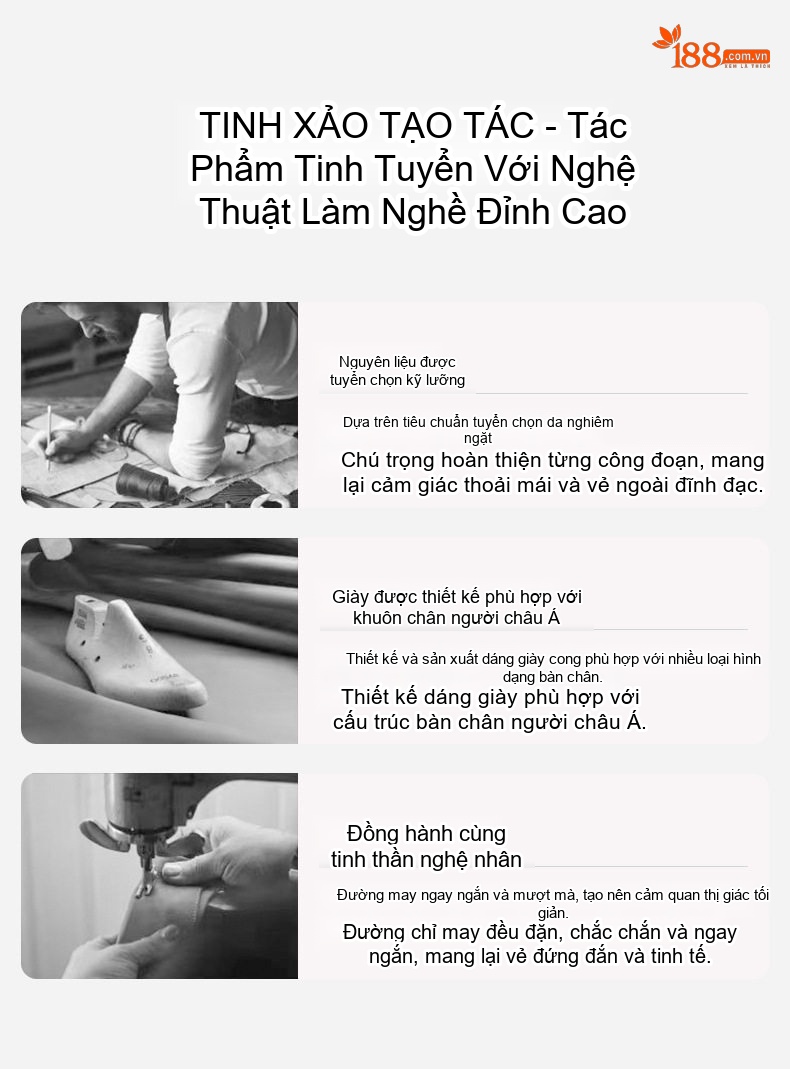 Giày Tây Buộc Dây Nam Da Bò Vân Cá Sấu Chiều Cao Đế Khoảng 3cm Màu Đen, Nâu chi tiết 19