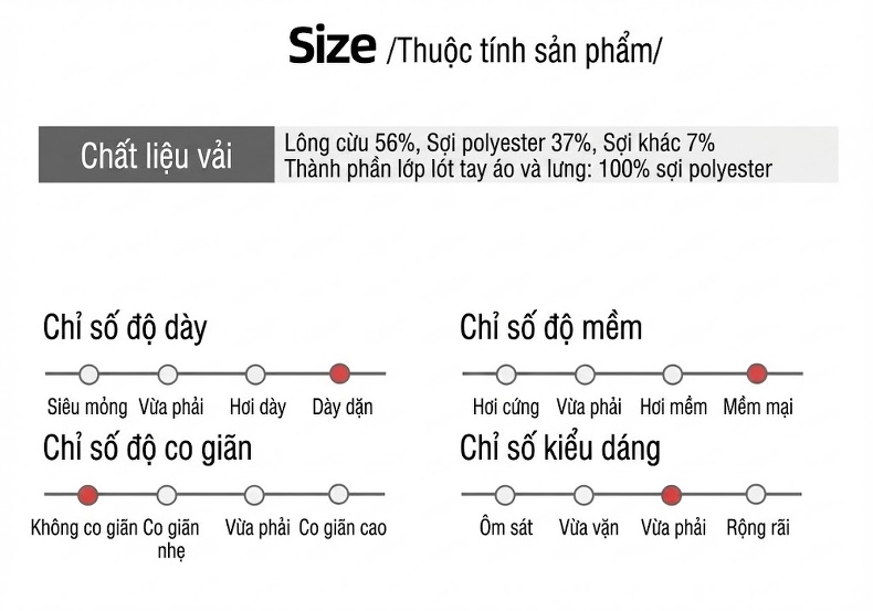 Áo Khoác Nam Lông Cừu Hai Mặt Có Lót Lông Vũ Tháo Rời Dáng Ngắn Màu Xám, Đen chi tiết 8