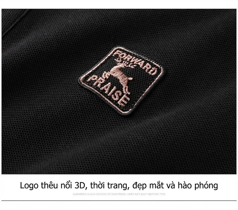 Áo Thun Polo Nam Cotton Tay Ngắn Form Rộng Cổ Bẻ Màu Xám, Nâu, Đen, Xanh Navy... chi tiết 22