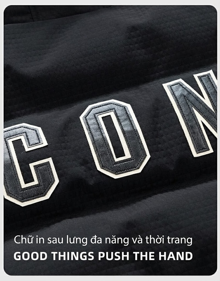 Áo Khoác Cotton Nam Có Mũ Trùm Đầu Dáng Rộng Lót Lông Dày Dặn Kiểu Caro Màu Trắng, Đen chi tiết 18