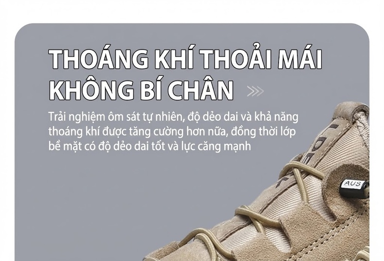 Giày Lười Nam Da Heo Phong Cách Âu Mỹ Chiều Cao Đế Khoảng 2cm Màu Kem, Đen, Xám chi tiết 9