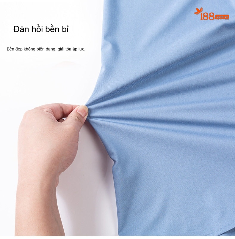 Áo Sơ Mi Dài Tay Nam Lụa Tơ Tằm Trơn Màu Phong Cách Công Sở Thanh Lịch Màu Trắng, Xanh Dương, Đen, Xám... chi tiết 9