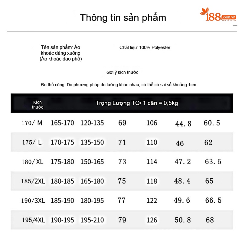 Áo Khoác Nam Dáng Xuông Áo Dệt Kim Polyester Chống Thấm Nước Màu Nâu