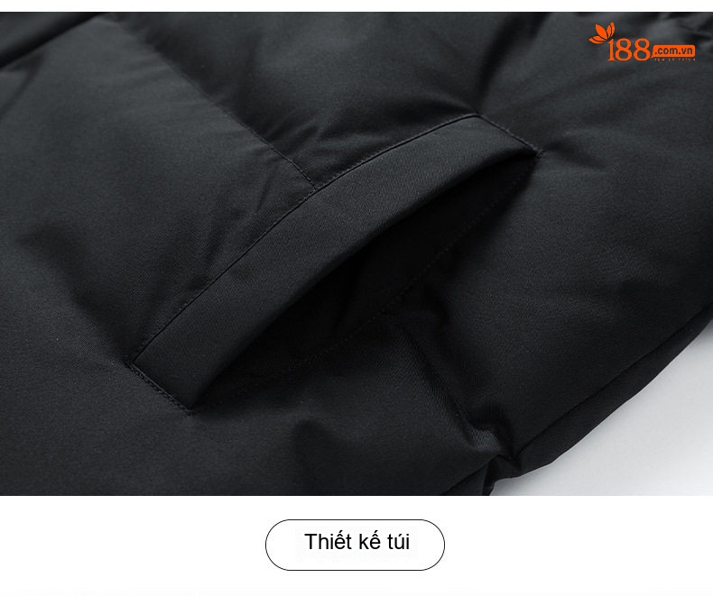 Áo Khoác Cotton Nam Nữ Mũ Trùm Đầu Dáng Rộng Mùa Đông Màu Xám, Xanh Lá, Đen, Trắng chi tiết 24