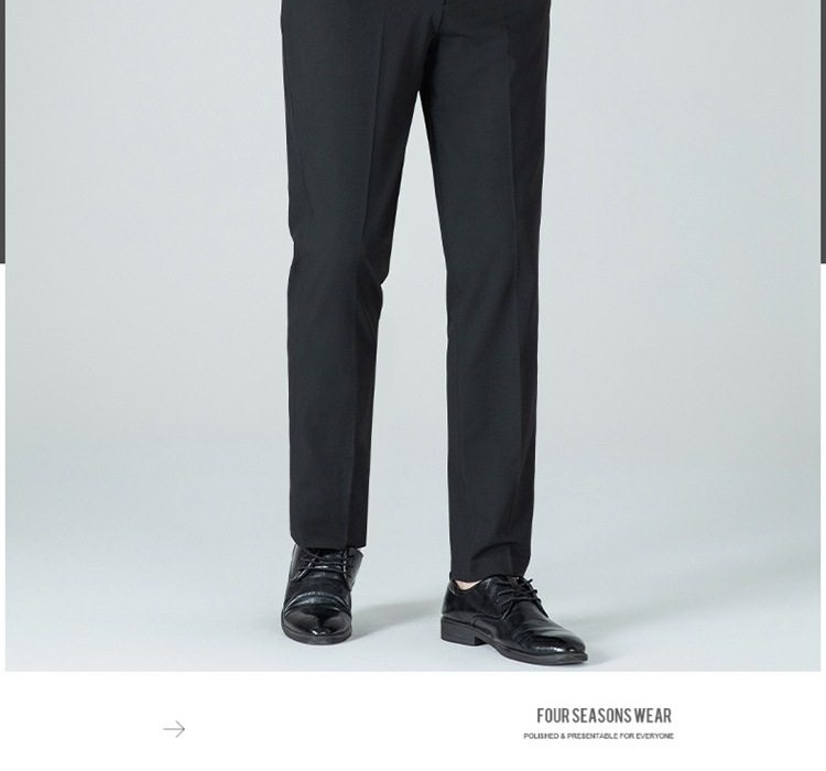 Quần Âu Nam Dáng Slimfit Vải Co Giãn Chống Nhăn Màu Đen, Xám, Xanh Navy chi tiết 14