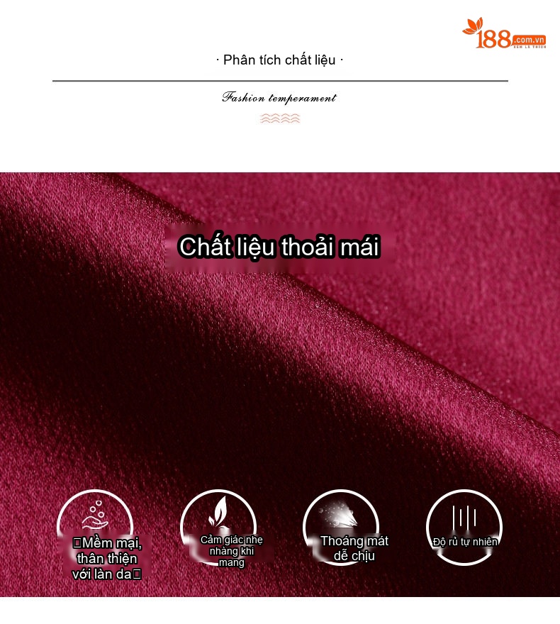 Áo Khoác Gió Nữ Dáng Dài Thu Đông Dáng Ôm Chiết Eo Chất Liệu Satin Màu Đen, Đỏ, Xanh Lá chi tiết 8