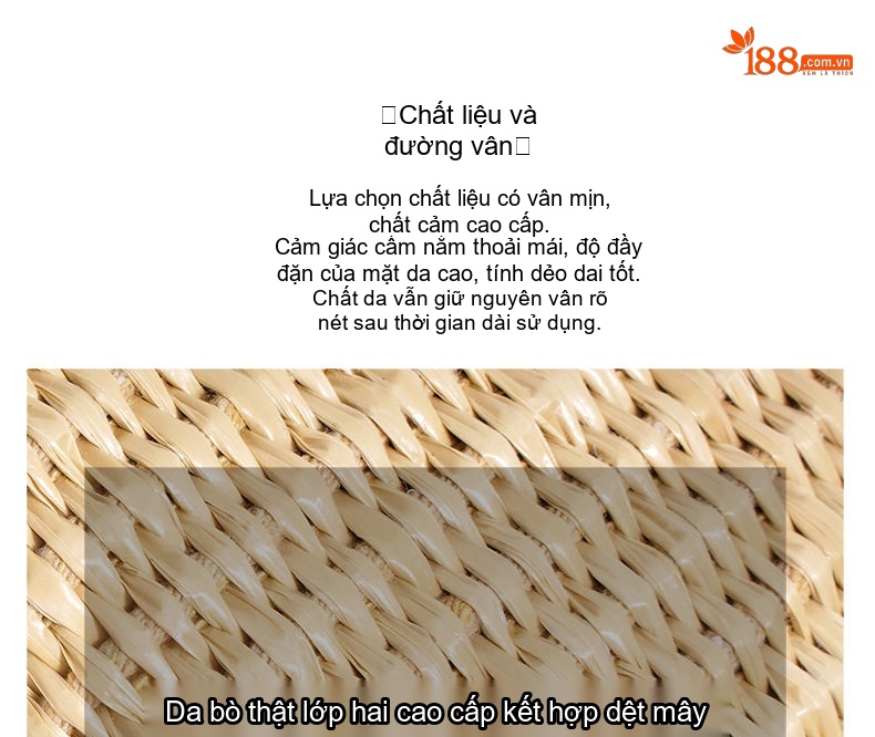 Túi Đeo Vai Nữ Sợi Cói Lớn, Túi Kẹp Nách Đan Tay Kiểu Dáng Thời Trang Màu Nâu, Xám, Xanh Lá chi tiết 11