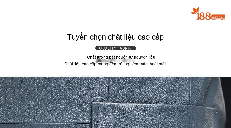 Áo Khoác Da Bò Nam Dáng Vest Thanh Lịch Màu Xám, Đỏ Rượu chi tiết 2