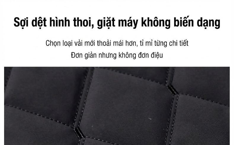 Áo Khoác Bông Nam Trung Niên Dáng Dài Vừa Cổ Bẻ Giữ Ấm Cotton Màu Xám, Đen chi tiết 2
