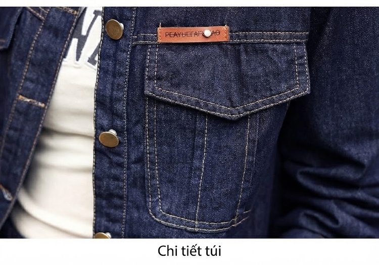 Bộ Quần Áo Nữ Thu Đông Áo Khoác Jean Quần Dài Dáng Rộng Thời Trang chi tiết 24