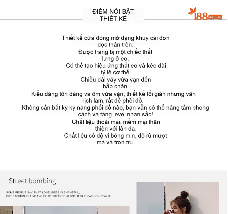 Váy Sơ Mi Dáng Dài Nữ Thu Đông Hàn Quốc, Dáng Ôm, Tay Dài Màu Xanh Rêu chi tiết 2