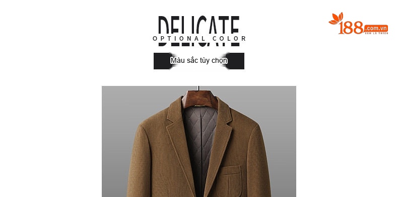 Áo Vest/Blazer Nam Nhung Tăm/Gân Hàn Quốc Form Dáng Ôm Màu Nâu, Đen chi tiết 6