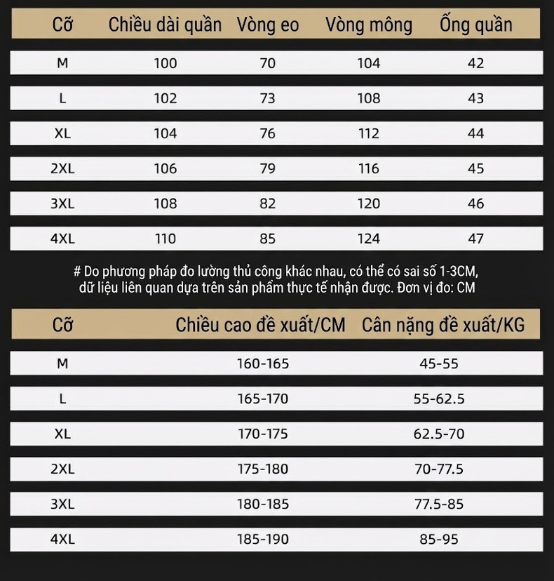 Quần dài ống rộng nam lót lông thu đông dáng thể thao chi tiết 8