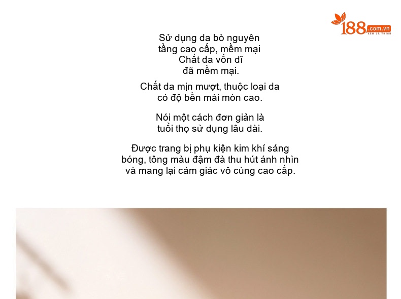 Túi Đeo Vai/Đeo Chéo/Xách Tay Nữ Da Bò Cao Cấp Thiết Kế Tối Giản Màu Nâu, Hồng, Đen chi tiết 2