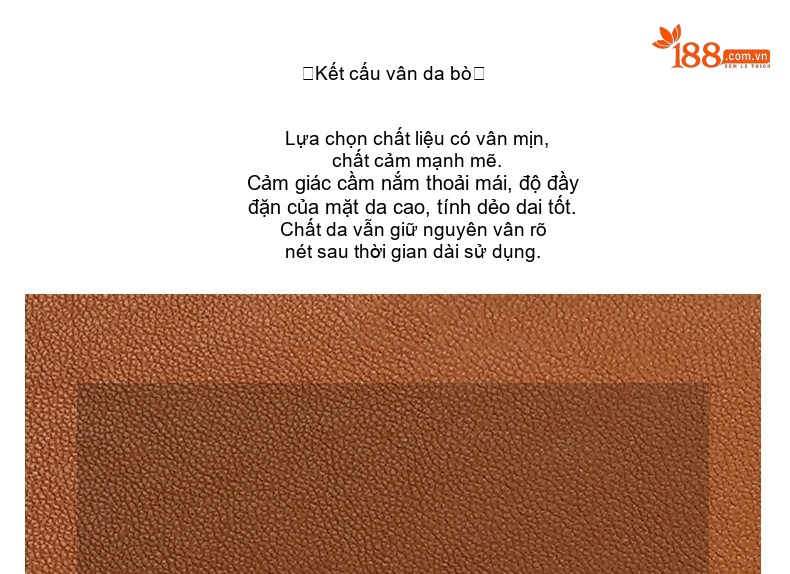 Túi Tote Nữ Da Thật Công Sở Đựng Tài Liệu Sức Chứa Lớn Màu Nâu chi tiết 13