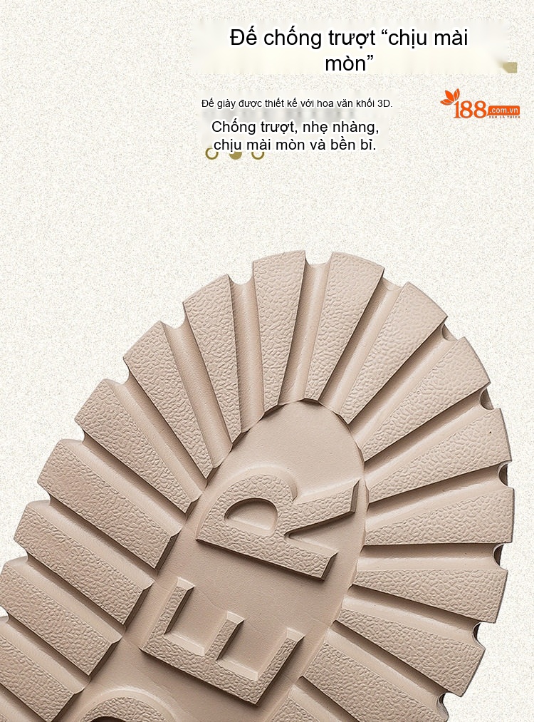 Dép Sandal Nữ Da Bò Quai Dây Đế Bánh Mì Đế Cao 4cm - 5cm Màu Vàng, Xanh, Nâu chi tiết 5