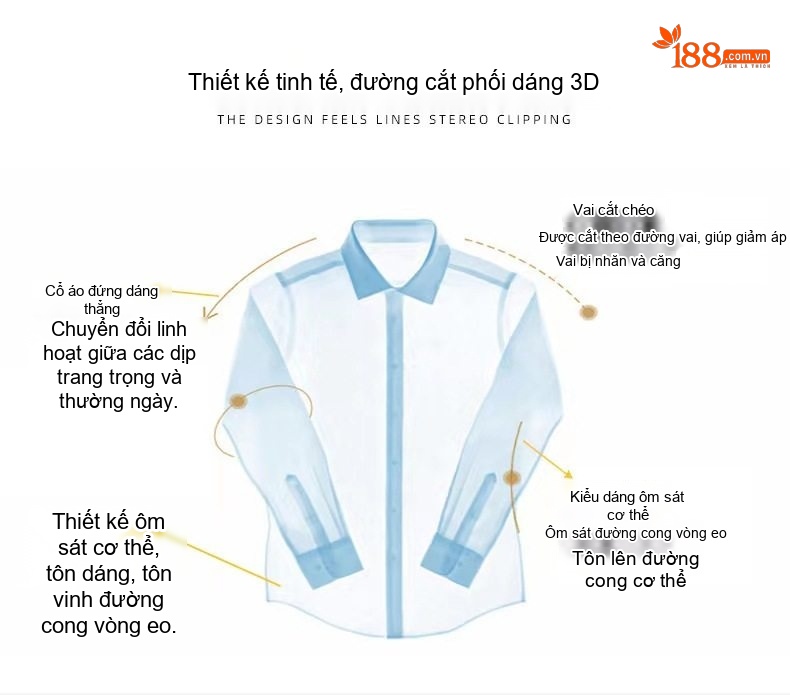 Áo Sơ Mi Nam Tay Ngắn Cotton Kẻ Sọc Thoáng Mát Màu Xám, Xanh Dương, Vàng chi tiết 3