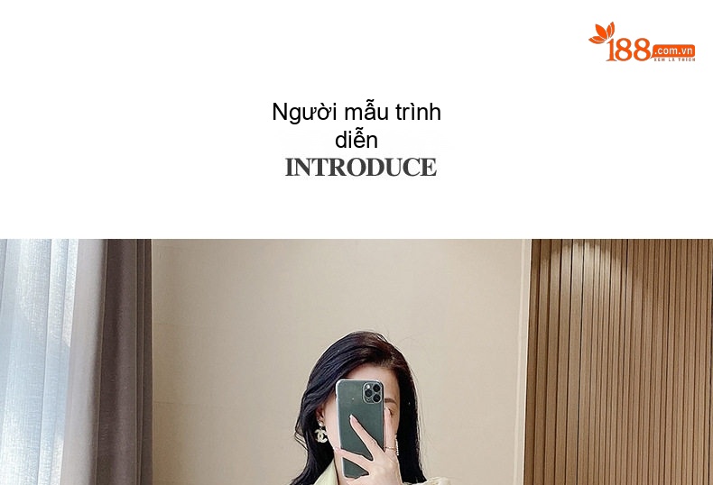 Set Bộ Áo Sơ Mi Tay Dài và Chân Váy Bút Chì Ôm Hông Xẻ Tà Phong Cách Công Sở OL Màu Xanh Olive chi tiết 11