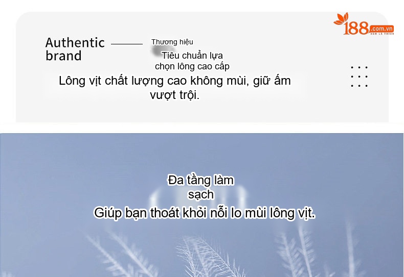 Áo Khoác Phao Nam Có Mũ Trùm Đầu Lót Lông Vịt Trắng 90 Giữ Ấm Thu Đông chi tiết 6