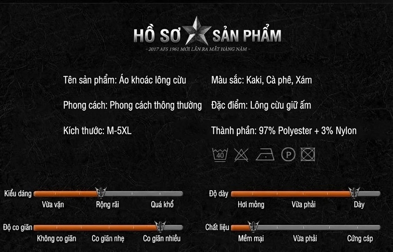 Áo Khoác Nam Vải Đũi Lót Lông Cừu Non Dày Dặn Phong Cách Hard Man Màu Xám, Nâu, Be chi tiết 23