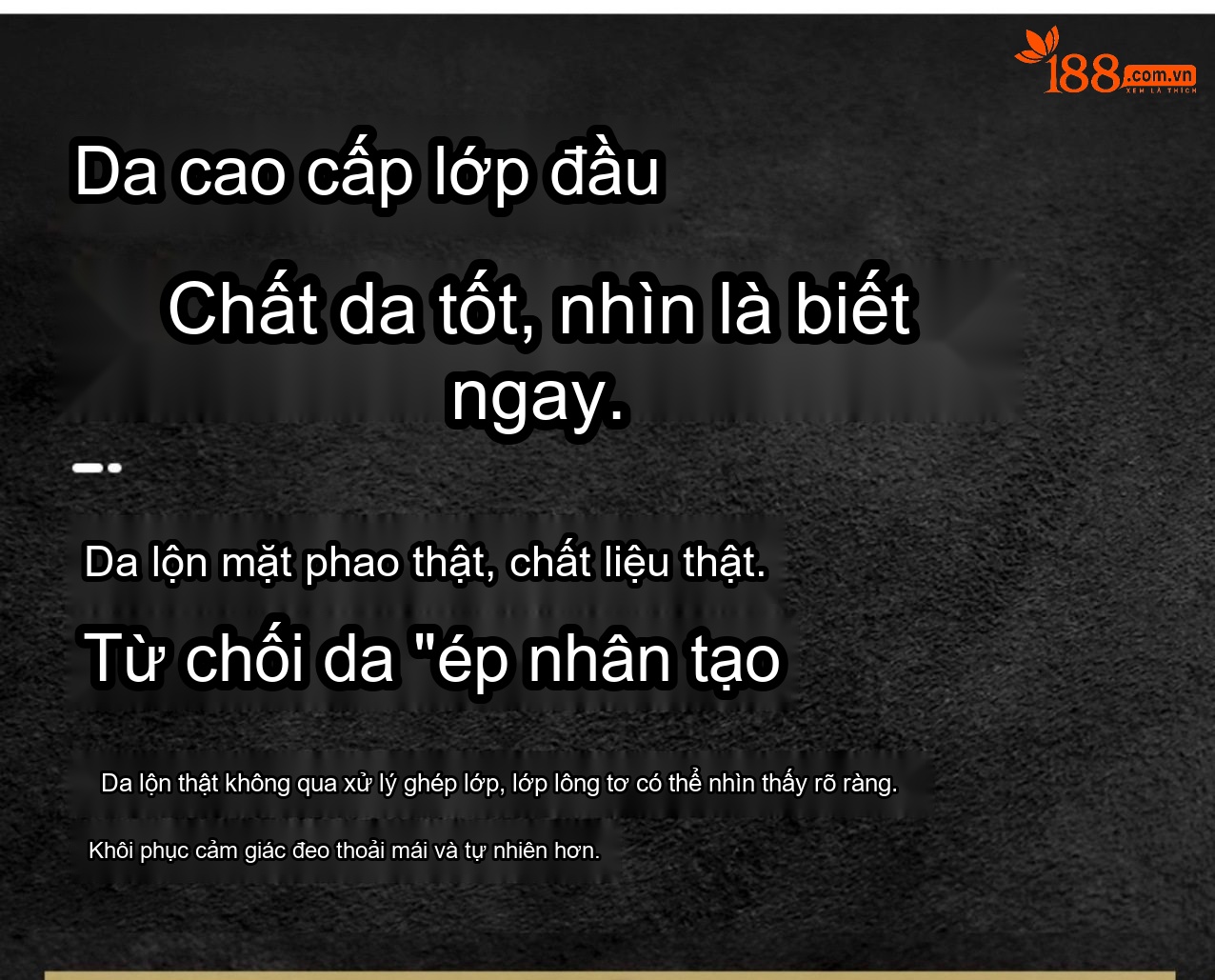 Áo Khoác Da Nam Da Bò Cổ Lông Chồn Dáng Bomber Lót Lông Dày Dặn Màu Đen chi tiết 5