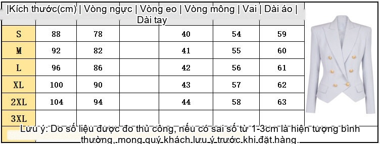 Áo Blazer Nữ Dáng Ôm Chiết Eo Phong Cách Thời Trang Màu Trắng Kem, Xám, Đen chi tiết 1