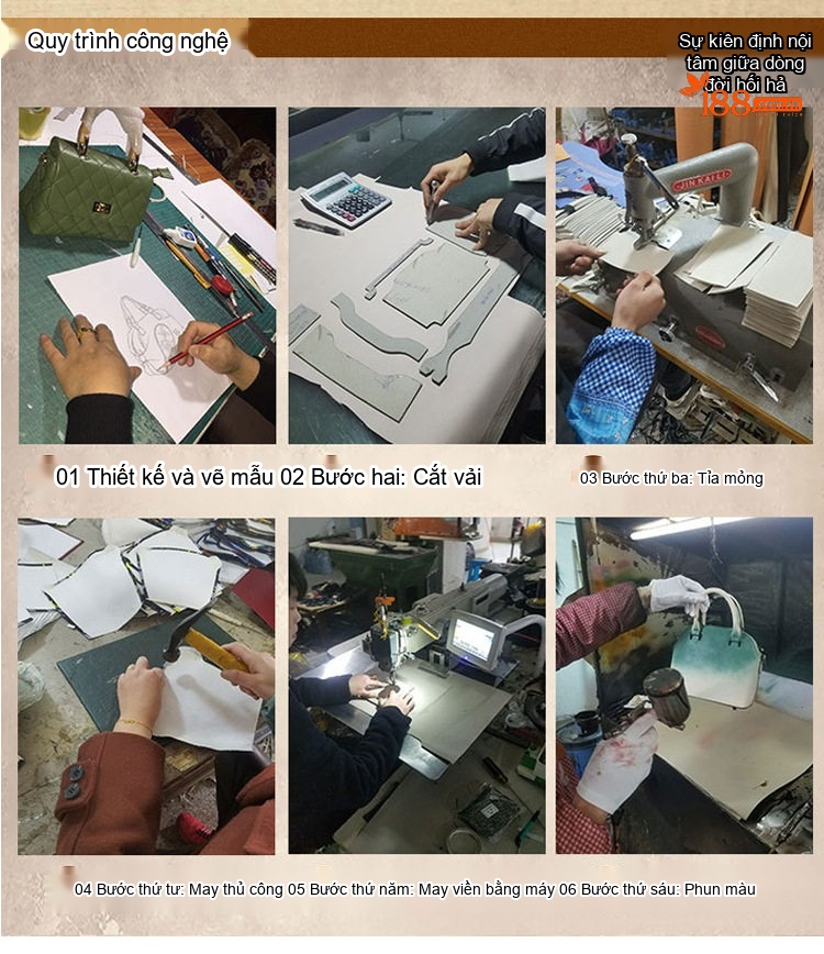Ví Nữ Dáng Dài Khóa Kéo Họa Tiết Hoa Hồng Dập Nổi Phong Cách Châu Âu Màu Vàng, Đỏ, Đen... chi tiết 12