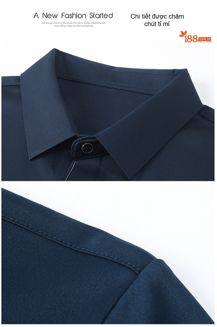 Áo Polo Nam Dài Tay Lông Cừu Mềm Mại Kiểu Dáng Business Màu Xanh Navy, Xám, Đỏ Gạch, Nâu... chi tiết 29
