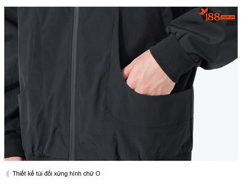 Áo Khoác Bomber Nam Phong Cách Mỹ Form Rộng Chống Gió chi tiết 11