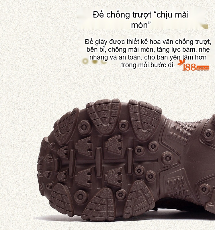 Giày Sneaker Nữ Đế Dày Phong Cách Âu Mỹ Chiều Cao Đế Khoảng 5cm Màu Trắng, Đen, Nâu chi tiết 4