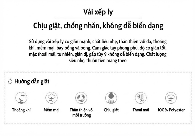 Váy Đầm Trung Dài Tay Lỡ Bồng Nhún Thiết Kế Thanh Lịch Màu Hồng, Xanh, Đen chi tiết 5