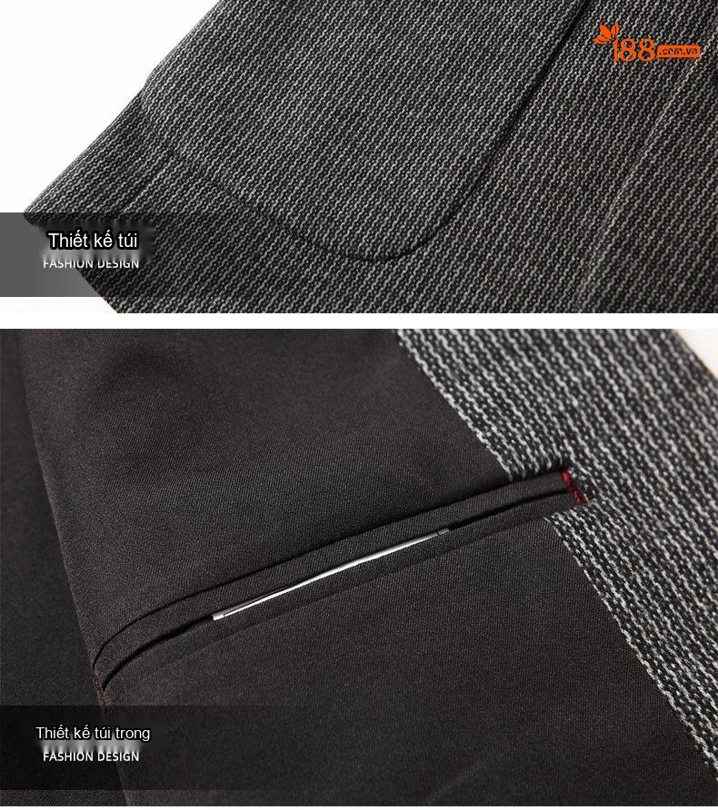 Áo Vest Nam Wool Thanh Lịch, Sang Trọng Màu Xám chi tiết 12