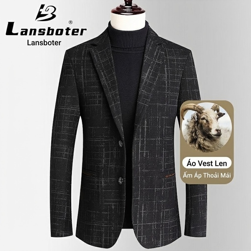 Áo Vest Nam Cổ Tàu Dáng Ôm Vừa Vặn Co Giãn Màu Xám chi tiết 18