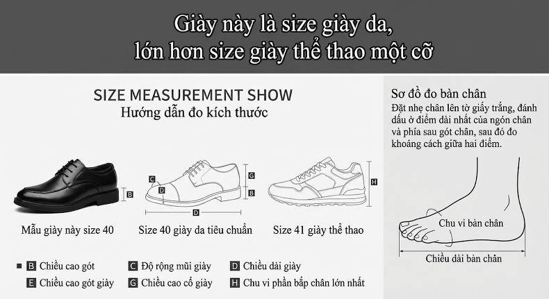 Giày Lười Nam Da Thật Hai Khóa Chiều Cao Đế Khoảng 3cm Màu Nâu chi tiết 13