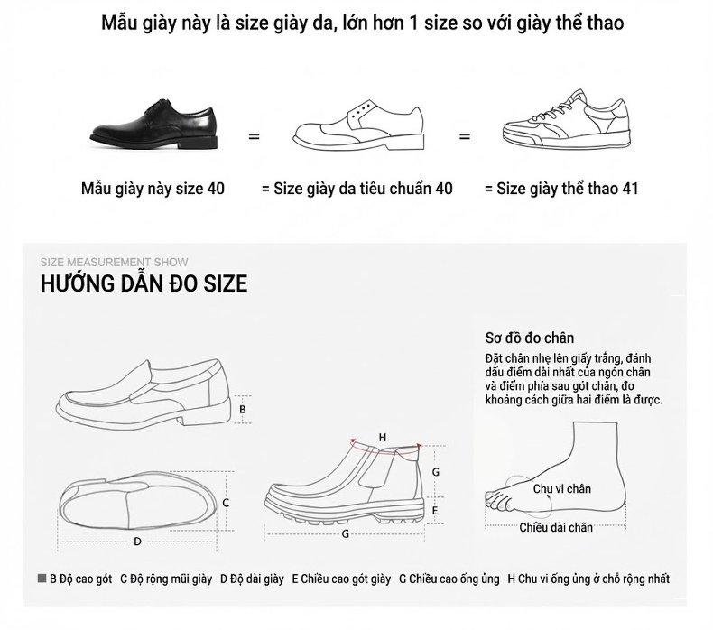Giày Martin Nam Da Bóng Đế Dày Chiều Cao Đế Khoảng 4cm Phong Cách Anh Quốc Màu Đen chi tiết 21