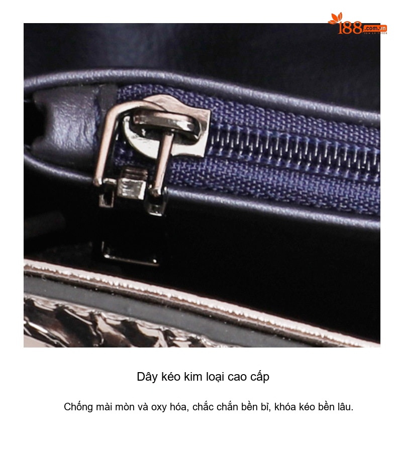 Túi Đeo Chéo Nữ Da Bò Lớp Đầu Quai Đeo Rộng Phong Cách Thời Trang Màu Xám Khói chi tiết 15