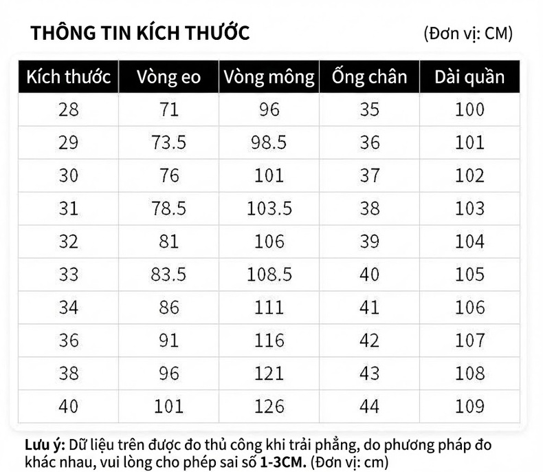 Quần Dài Cotton Nam Ống Suông Rộng Thoải Mái Màu Đen, Xám, Kem, Xanh Navy... chi tiết 10