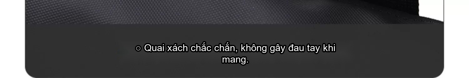 Túi Đeo Chéo Nam Laptop Vải Dù Chống Nước Công Sở Du Lịch Đựng Vừa A4 Màu Đen chi tiết 32