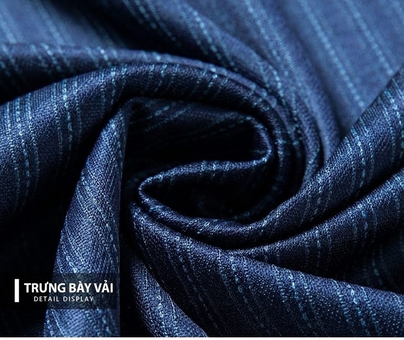 Áo Polo Nam Tay Ngắn Lụa Tằm Cao Cấp Cổ Bẻ Phong Cách Doanh Nhân Màu Xanh Navy, Tím Than chi tiết 20