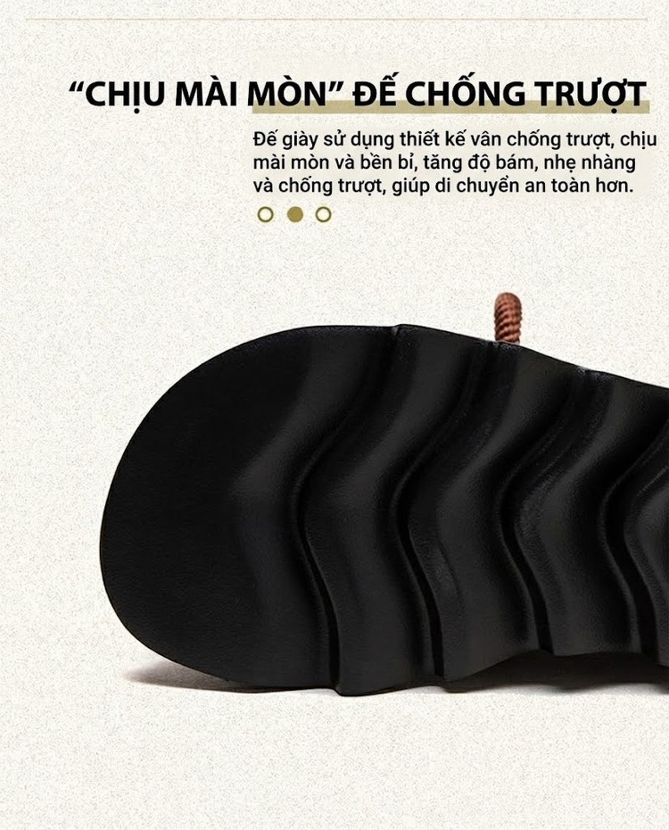 Boot Nữ Cổ Ngắn Da Bò Đế Dày Chiều Cao Đế Khoảng 5cm Màu Đen, Nâu chi tiết 5