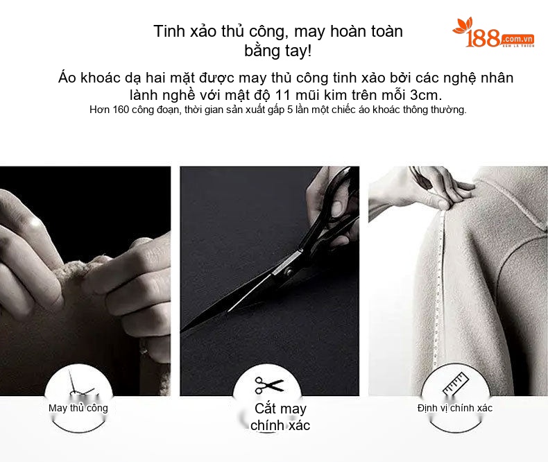 Áo Blazer Nam Wool Họa Tiết Houndstooth Phong Cách Casual Màu Xám, Đen chi tiết 6