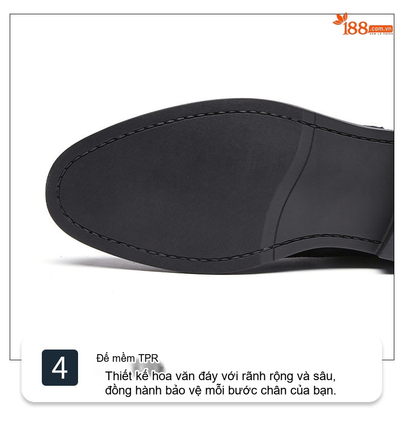 Boot Chelsea Nam Da Mờ Cao Cổ Chiều Cao Đế Khoảng 3cm Màu Đen, Nâu, Xám chi tiết 7