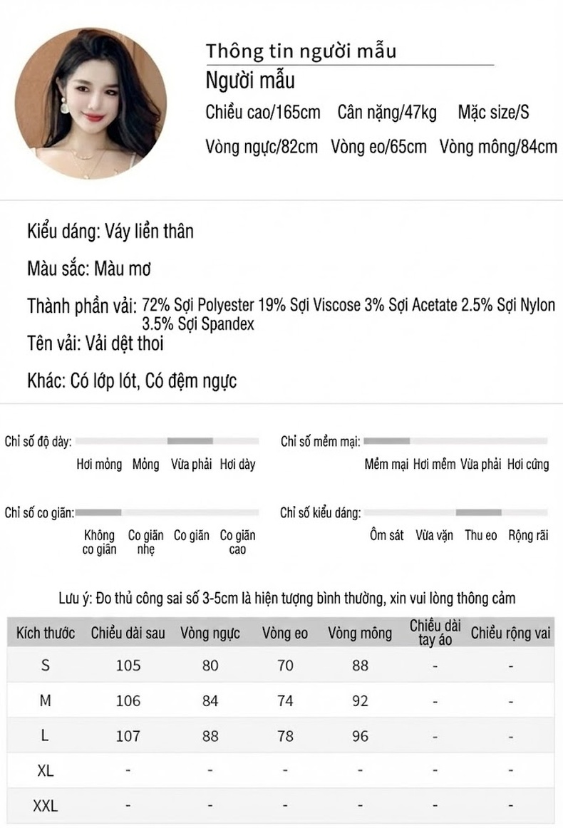 Váy Hai Dây Nữ Thiết Kế Nơ Eo Ôm Dáng Trẻ Trung Màu Trắng Kem chi tiết 2