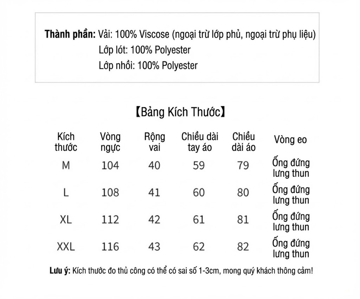 Áo Khoác Phao Nữ Dáng Dài Da PU Lót Lông Cừu Giữ Ấm Màu Nâu, Đen chi tiết 20
