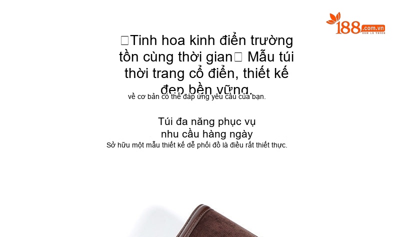 Túi Boston Da Bò Đeo Vai/Đeo Chéo Thiết Kế Tối Giản Màu Nâu, Be chi tiết 5