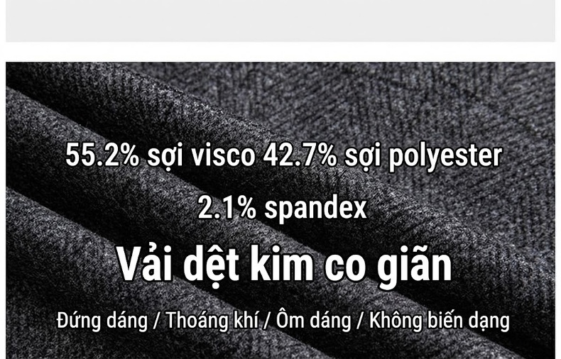 Áo Vest Nam Tiết Kế Jacquard Vải Lông Mỏng Phong Cách Hàn Quốc Màu Xám chi tiết 30
