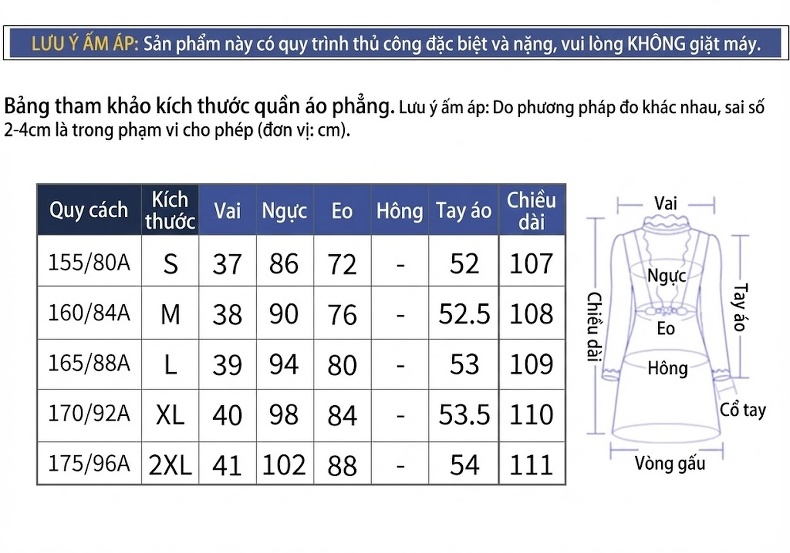 Váy liền thân Nữ dáng chữ A Chiết Ly Eo Thanh Lịch Màu Xanh, Nâu chi tiết 19