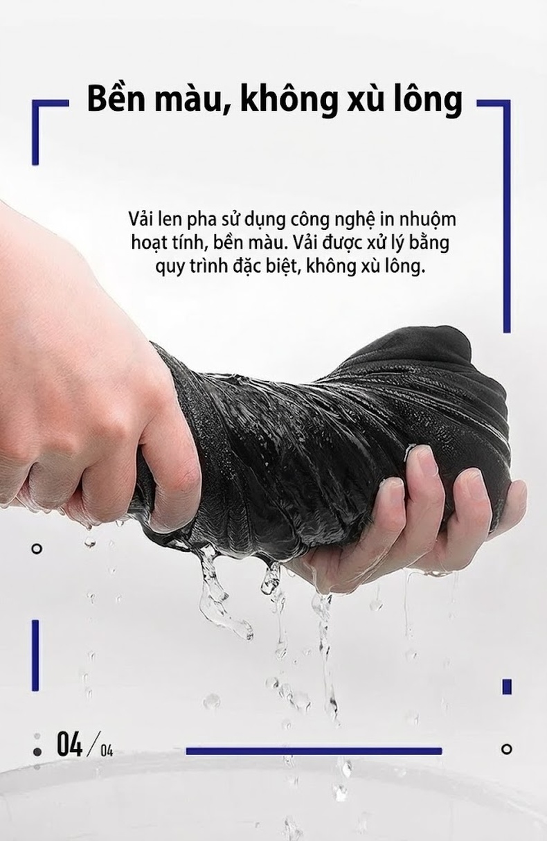 Áo Khoác Dạ Nam 100% Lông Cừu Cổ Bẻ Dáng Dài Dáng Vừa Màu Xám, Đen chi tiết 5