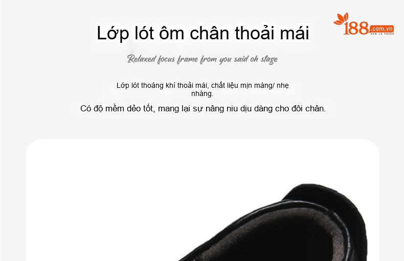Giày Tây Buộc Dây Nam Da Bóng Chiều Cao Đế Khoảng 4cm Màu Đen chi tiết 11